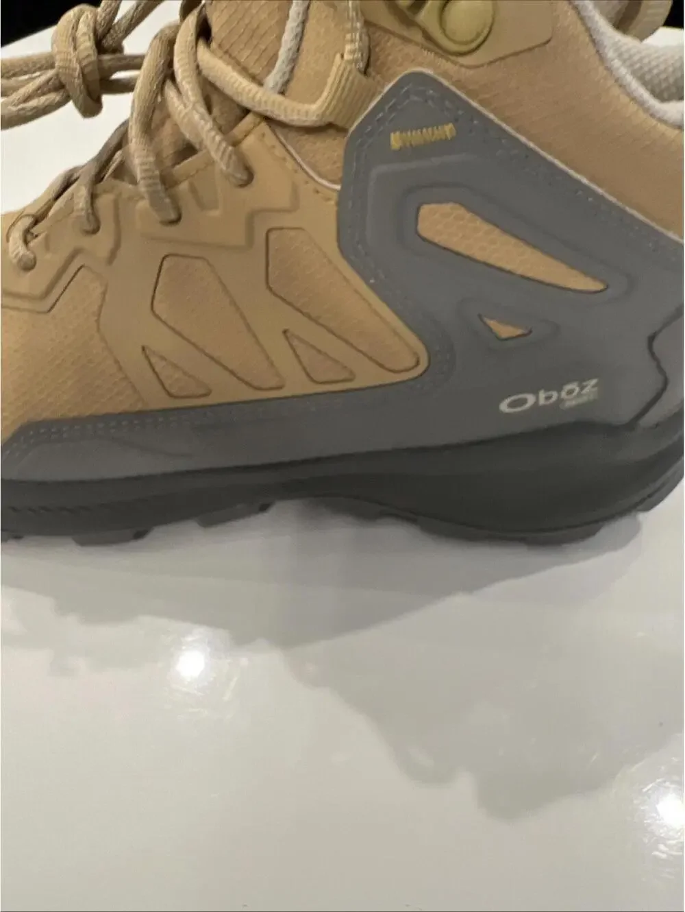 $179 Oboz Women's Size 6.5 Katabatic Mid Acorn Waterproof Trail Boots 46002